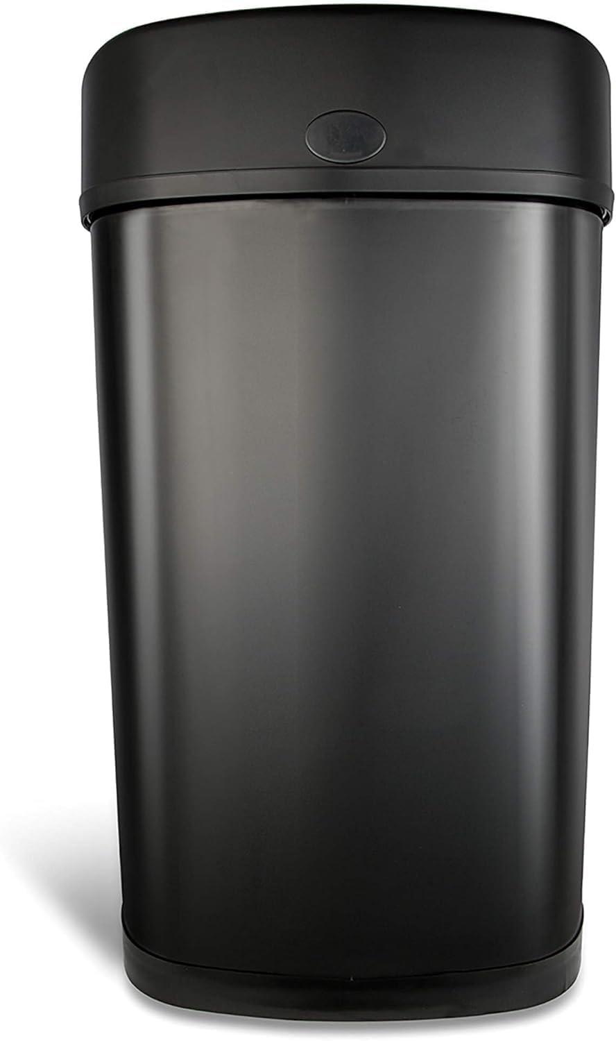 image:imageNINESTARS DZT509BK The Original Automatic Motion Sensor Trash Can 132 Gal 50 L Black