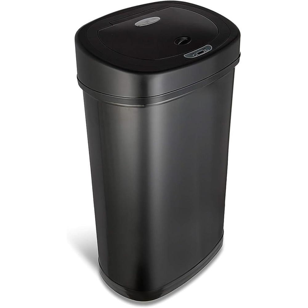 image:imageNINESTARS DZT509BK The Original Automatic Motion Sensor Trash Can 132 Gal  50 L Black