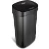 image:imageNINESTARS DZT509BK The Original Automatic Motion Sensor Trash Can 132 Gal  50 L Black