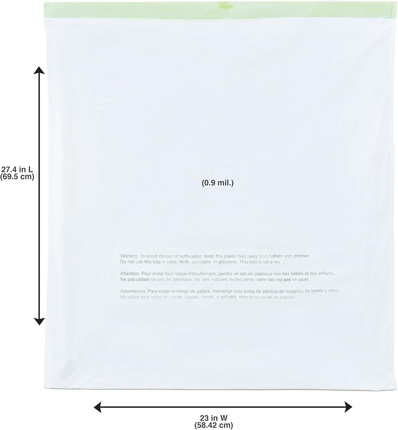 image:imageNINESTARS NSTB1030 Extra Strong White Trash Bag wDrawstring Closure 10 Gal 40 L 30 count30 Count Pack of 1