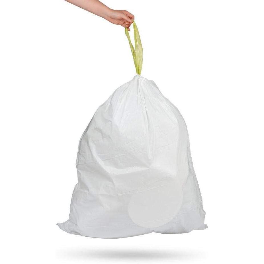image:imageNinestars NSTB2145 Trash Bags Large White1 Count Pack of 45
